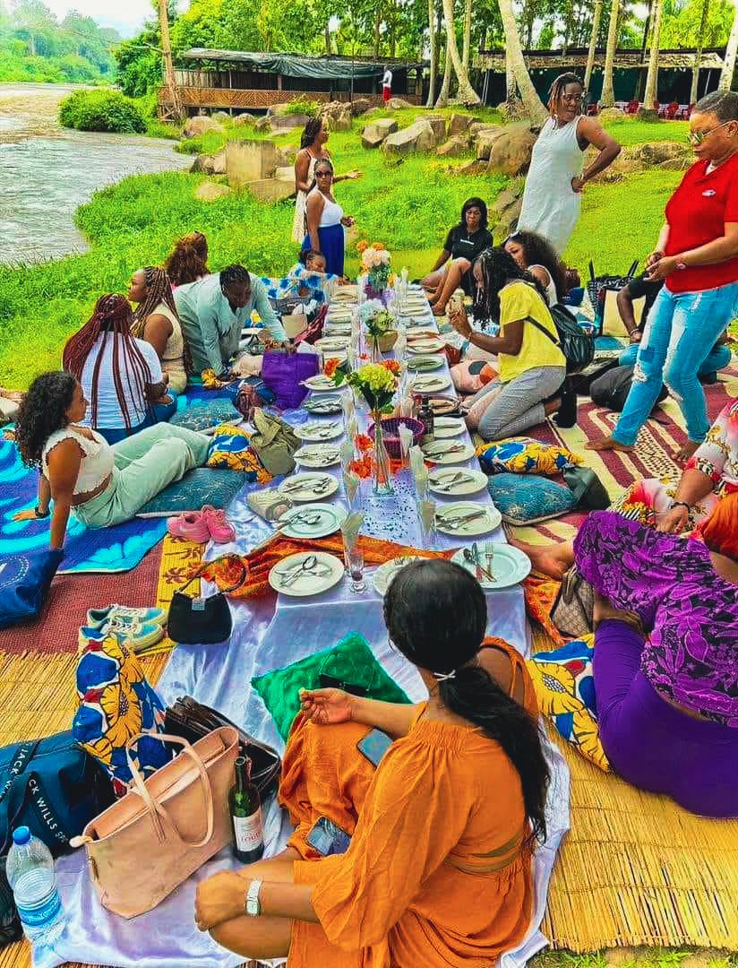 Pique-nique sous les cocotiers